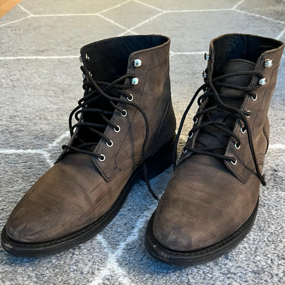 Thursday Boot Company Men's President Lace-Up Boot, size: 10, color: tobacco